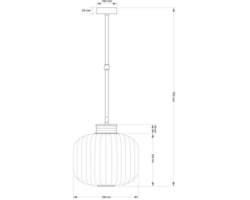 Подвесной светильник ALBA ALB-ZW-1(P)290 Kutek