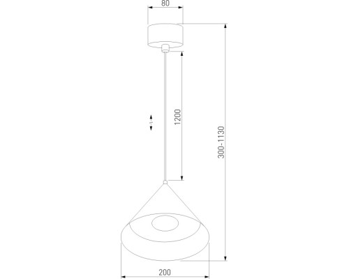 Подвесной светильник Conus 50316 LED Elektrostandard