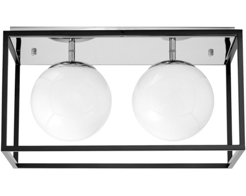 Потолочный светильник Maldini LDC 8060-2 CHR+BK Lumina Deco