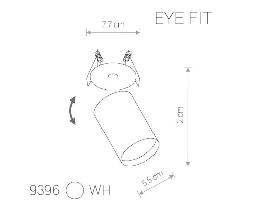Точечный светильник Eye Fit 9396 Nowodvorski