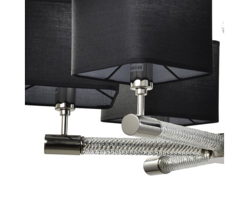 Подвесная люстра Bolyasko LH1056/6P-NK-BK Lumien Hall