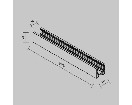 Шинопровод Busbar trunkings Exility TRXMN034-412B Maytoni