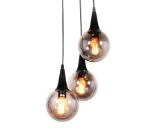 Подвесной светильник Rocherro LDP 11191-3 BK Lumina Deco