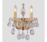 Бра Isabel ISABEL AP2 GOLD/TRANSPARENT Crystal Lux