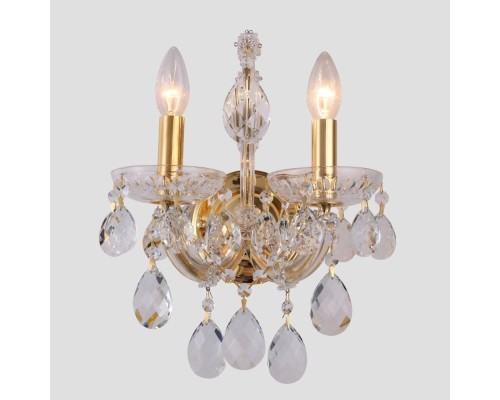 Бра Isabel ISABEL AP2 GOLD/TRANSPARENT Crystal Lux
