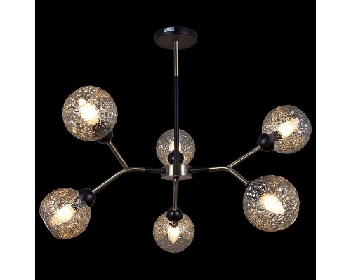 Потолочная люстра  IL0268-6PSQ-79 BK AB ILLUMICO