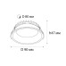 Точечный светильник  IT08-8013 white 3000K + IT08-8014 black Italline