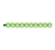 Светодиодная лента  ULS-N21-2835-120LED/m-8mm-IP67-220V-8W/m-50M-GREEN бобина Uniel