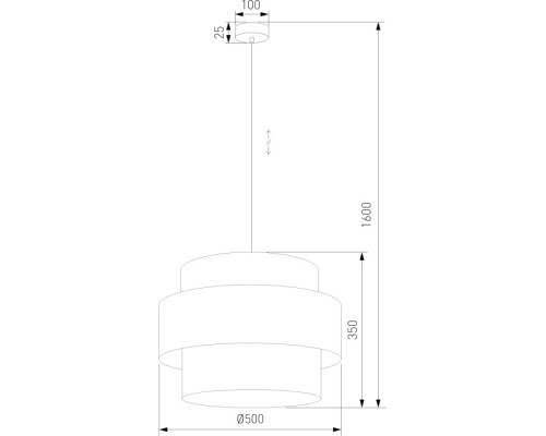 Подвесной светильник Calisto 5419 Calisto TK Lighting