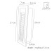 Подсветка для лестниц и ступеней Piazza A7336IN-1BK Arte Lamp