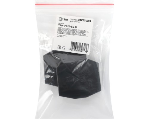 Заглушка Nova TRM-PC20-EC BK ЭРА