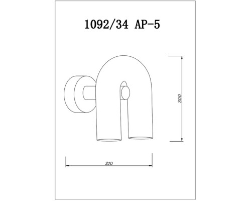 Бра Twins 1092/34 AP-5 Divinare