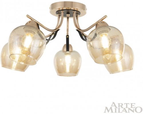 Потолочная люстра AMALFI 322306/5 FG+BK Arte Milano