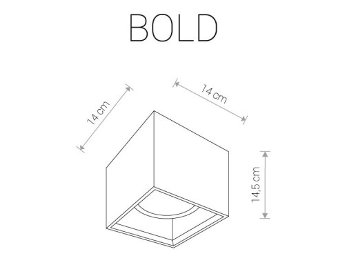Точечный светильник Bold 9392 Nowodvorski