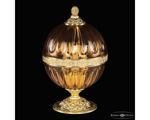 Интерьерная настольная лампа 5680 5680L/17 G Amber/M-1H Bohemia