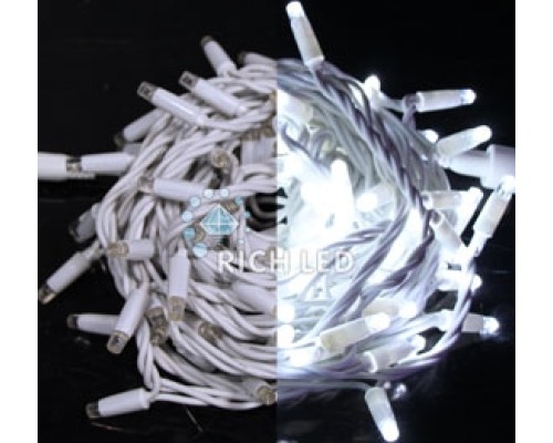 Гирлянда  RL-S10C-220V-C2W/W Rich LED