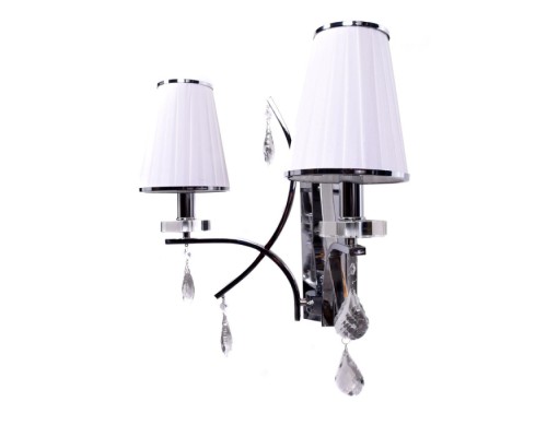 Бра Glamour LDW 66247-2 WT+CHR Lumina Deco