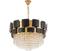 Подвесная люстра Molina LDP 7045-600 BK+GD Lumina Deco