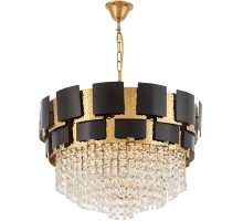 Подвесная люстра Molina LDP 7045-600 BK+GD Lumina Deco