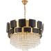 Подвесная люстра Molina LDP 7045-600 BK+GD Lumina Deco