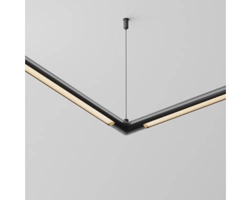 Угловой коннектор без ввода питания Accessories for system Shelf CA014CL-B Maytoni