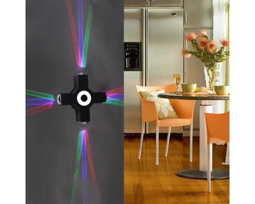 Архитектурная подсветка  08231-9.2-005U LED3W+4*3W RGB BK Reluce