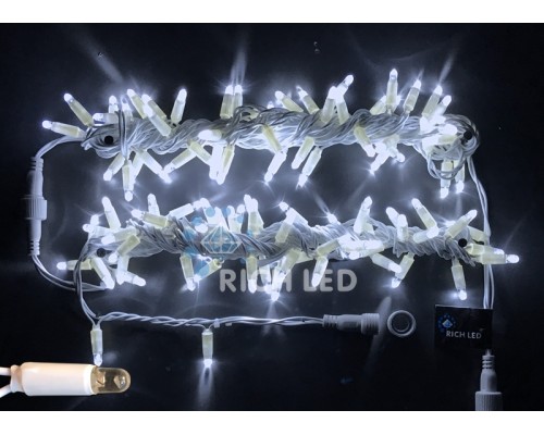 Гирлянда  RL-S10C-220V-CW/W Rich LED