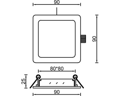Точечный светильник LED Panel 565211 Deko-Light