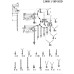 Подвесная люстра Narcisse LH0011/18P-SGD Lumien Hall