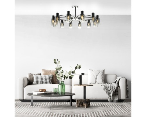 Потолочная люстра Diversity 2120/12P Black Escada