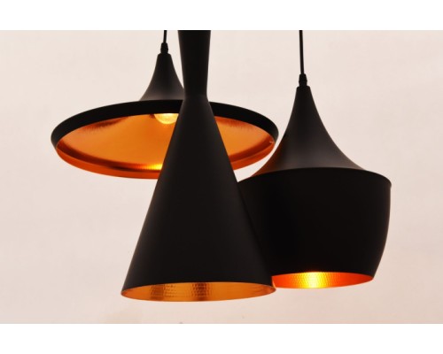 Подвесной светильник Foggi LDP 7712-3 BK Lumina Deco