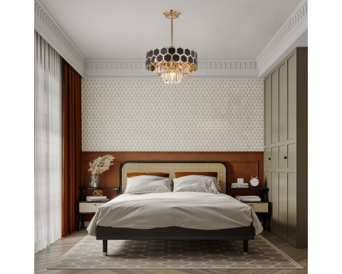 Подвесная люстра Sorrento-5009 375009/3+2/300/380 GD Arte Milano