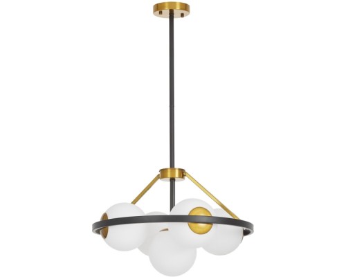 Потолочная люстра Donzano LDP 8034-5 BK+WT Lumina Deco