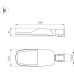 Уличный консольный светильник TURI 053869 Arlight