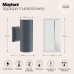 Настенный светильник уличный Bowery O574WL-02GR Maytoni