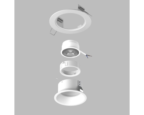 Точечный светильник Domino D61606WMOD Lightstar