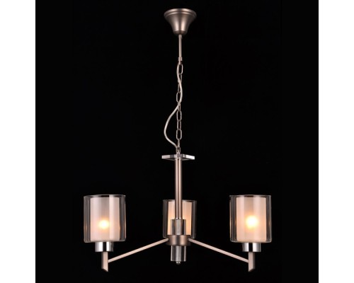 Подвесная люстра Double DOUBLE 81049-3C ANTIQUE SILVER Natali Kovaltseva