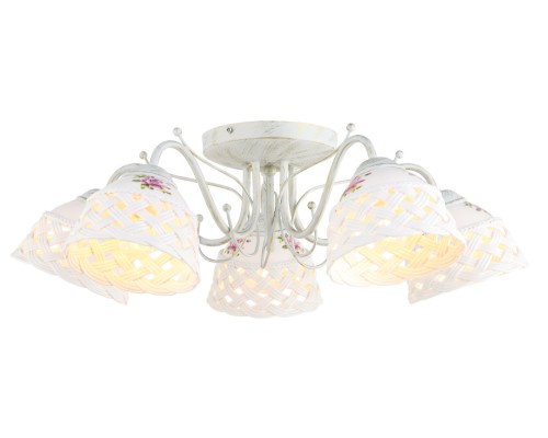 Потолочная люстра Wicker A6616PL-5WG Arte Lamp