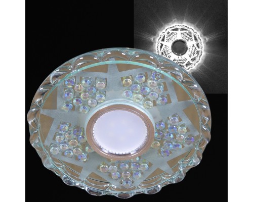 Точечный светильник  62060-9.0-001PL MR16+LED5W CL+RNB Reluce