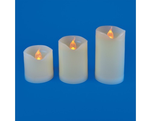 Декоративная свеча  ULD-F060 WARM WHITE CANDLE SET3 Uniel