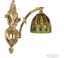 Бра Verona 7211B15/1/210 G P1 D Amber-Green/H-1I Bohemia