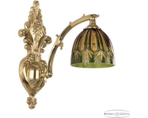 Бра Verona 7211B15/1/210 G P1 D Amber-Green/H-1I Bohemia