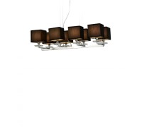 Подвесная люстра Fianelo LDP 1248-8 BK Lumina Deco