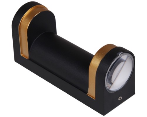 Архитектурная подсветка  86814-9.2-002TL COB2*3W  BK+GD Reluce
