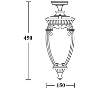 Потолочный светильник уличный VERONA 86205A Gb Oasis Light