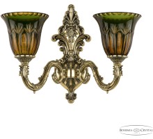 Бра Florence 7101B14/2/175 GB P2 U Amber-Green/H-1I Bohemia