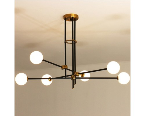 Потолочная люстра Bistro Globe 9389P/6 black/gold DeLight Collection