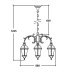 Уличный светильник подвесной ROMA L 95270L/3/16L Gb Oasis Light