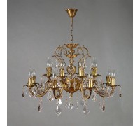 Подвесная люстра Alicante 8888/8+8 AB Leaf Crystal Ambiente