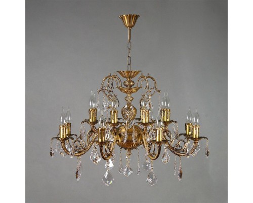 Подвесная люстра Alicante 8888/8+8 AB Leaf Crystal Ambiente